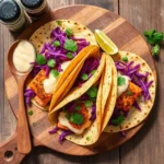 Spicy Mango Salmon Tacos